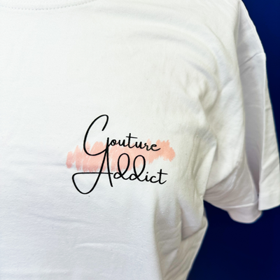 Tee-Shirt Couture Addict Blanc