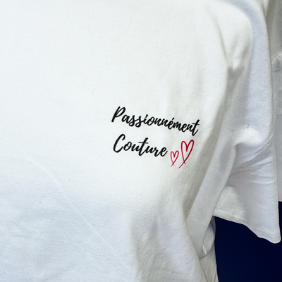 Tee-Shirt Passionnement Blanc