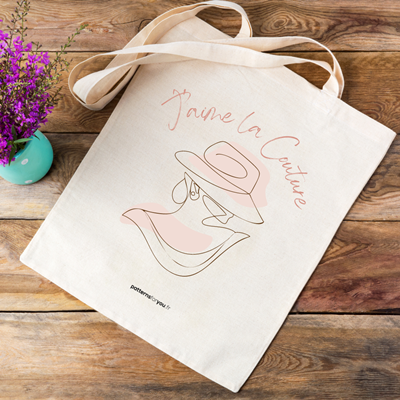 Tote Bag J'aime-la-couture