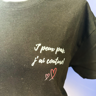 Tee-Shirt Jpeux Pas Noir