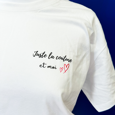 Tee-Shirt Juste La Couture Blanc