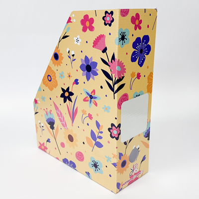 Large Yellow Flower Filing Box