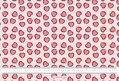 Heart desk pad